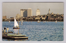 Postcard sailboats dock for sale  Florence
