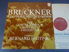 Usado, BRUCKNER - SYMPHONY NO 3 LP, Concertgebouw, Haitink, PHILIPS SAL 3506 comprar usado  Enviando para Brazil