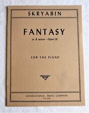 Skryabin scriabin fantasy usato  Paderno Dugnano