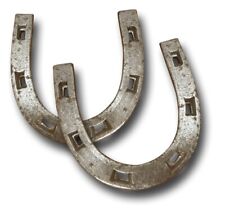 Pair steel horseshoes for sale  LONDON
