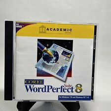 WordPerfect office suite 8 Academic Edition for Windows 95 NT 4.0 for sale  Shipping to South Africa