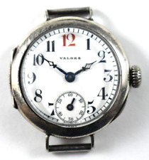 Lote de relojes de pulsera vintage Valdez Rebberg Pre Rolex 29,45 mm caja esterlina trinchera.14, usado segunda mano  Embacar hacia Argentina