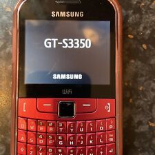 Samsung s3350. red for sale  WISHAW