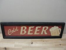 Cold beer sign for sale  Torrington