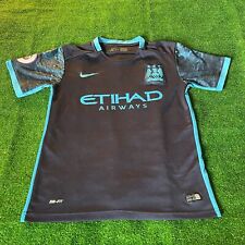 Camiseta Jersey Nike Premier League 2016 Manchester City Dri-Fit Azul Marinho Tamanho P comprar usado  Enviando para Brazil