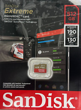 SanDisk Extreme Memory SDSQXAV-512GB Micro SD SDXC MicroSD (ver descrição) comprar usado  Enviando para Brazil