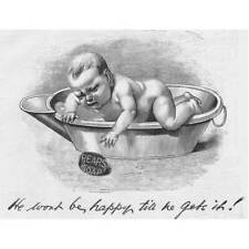 PEARS SOAP Baby in Bath Theme Victorian Advertisement 1888 for sale  Shipping to South Africa