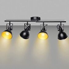 Modern Ceiling Spot Light Rotatable Retro 4 Way Spotlights Black Light Fitting, used for sale  Shipping to South Africa