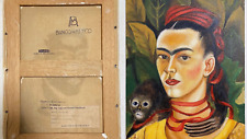 Frida Kahlo - Pintura em tela (feita à mão) arte vintage assinada e estampada, usado comprar usado  Enviando para Brazil