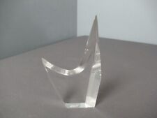 Vintage Figurine - Acrylic Harp - 1978 Inglas - Signed - 5 3/8" tall - d4 pp for sale  Shipping to South Africa