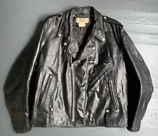 Used, Vintage Harley Davidson Sportster 1960s Black Leather Jacket, size XL / 46 for sale  Oxford