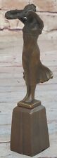 Barefoot lady bronze for sale  Shipping to Ireland