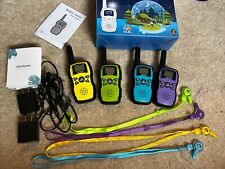 4 Pack Wishouse Walkie Talkies for Kids Adults Long Range Rechargeable Radios for sale  Shipping to South Africa