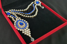 Indian gold blue for sale  LONDON