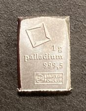 Gram palladium bar for sale  Shipping to Ireland