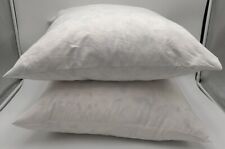 throw 2 white pillows sofa for sale  Warrior