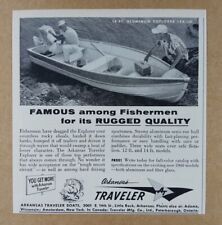 Arkansas Traveler Explorer EX-14 1960 barco de colección anuncio impreso segunda mano  Embacar hacia Argentina