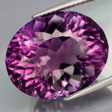 20.96Ct.100%Natural HUGE Amethyst Bolivia Oval Concave Cut Full Fire&CLEAN! for sale  Shipping to South Africa