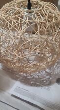 Wicker ceiling light for sale  Luray