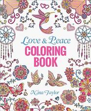 Love peace coloring for sale  UK