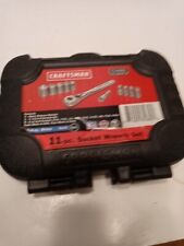 Craftsman 11 PC 1/4" SAE Drive Socket Wrench Set #34860 for sale  Shipping to South Africa
