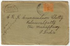Capa Malásia 1924 de KUALA KANGSAR, selo Perak 6c, com TAIPING F.M.S cancela comprar usado  Enviando para Brazil