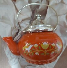 Avon orange teapot for sale  Alpharetta
