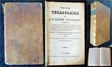1827. nouveau vocabulaire d'occasion  Avignon