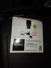 Sony 8GB Micro Vault GB/GO  USB 2.0 + Micro USB Flash Drive Black USB Type A for sale  Shipping to South Africa