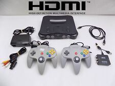 Paquete de consola Nintendo 64 N64 + convertidor HDMI + 2 controladores genuinos + aprox., usado segunda mano  Embacar hacia Argentina