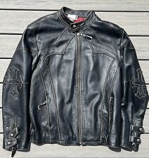 Affliction leather jacket for sale  Pontiac