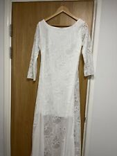 Wedding dress white for sale  SALISBURY