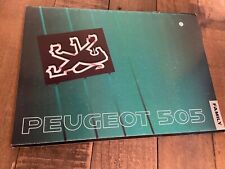 Peugeot 505. brochure. for sale  AIRDRIE