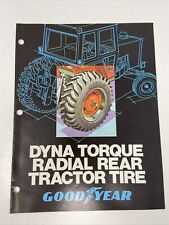 1985 Goodyear Dyna Torque Radial Trator Traseiro Pneu Folheto de Vendas Vintage, usado comprar usado  Enviando para Brazil