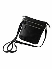 Used, Great American Leather Works Black Leather Crossbody Shoulder Bag Small for sale  Shipping to South Africa