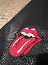 Jaqueta de couro vintage Rolling Stones Brockum “despojada” 95 feita nos EUA comprar usado  Enviando para Brazil
