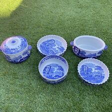 Job Lot Spode ITALIAN BLUE Imperial Cookware - Various Items (CG38/140) for sale  HINCKLEY