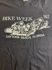 Camiseta vintage IKE WEEK DAYTONA BEACH 82 Motorcycle Racing M Stitch *Reparada comprar usado  Enviando para Brazil