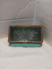 Etched glass green for sale  Pamplico