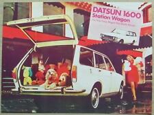 Folheto de especificações de vendas de carros DATSUN 1600 STATION WAGON Estate c1970 comprar usado  Enviando para Brazil