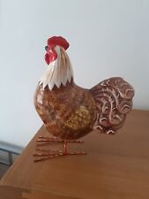 Ceramic metal chicken for sale  NORWICH