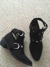 Zara black suede for sale  UK