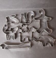 Vintage Metal cookie / Biscuit Cutter set 8  for sale  Shipping to South Africa