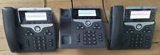 3 Cisco 7841 CP-7841-K9 IP Phones 3 Handset 2 Stand No AC Adapter Tested PoE, used for sale  Shipping to South Africa