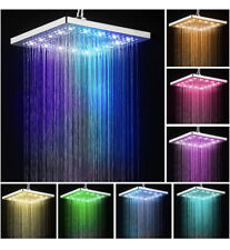 Usado, Cabezal de ducha, cabezal de ducha LED contemporáneo que cambia de color superior lluvia segunda mano  Embacar hacia Argentina