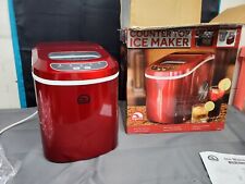 NOVA Máquina de Gelo Eletrônica de Bancada Portátil Igloo Red ICE102 +Scooper, Bandeja, usado comprar usado  Enviando para Brazil