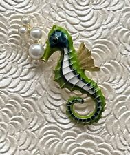 Seahorse brooch pin for sale  Miami Beach