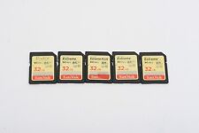 LOT of 5x SanDisk Extreme/Extreme Plus 32GB SD Memory Cards 90MB/s for sale  Shipping to South Africa