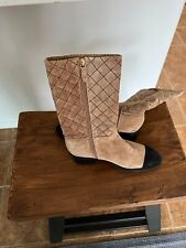 Chanel quilted suede for sale  Rancho Santa Fe