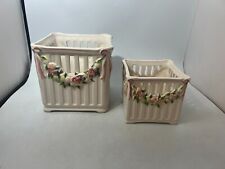 Square ceramic basket for sale  NORTHAMPTON